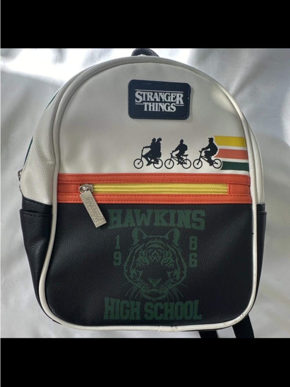 Hawkins High School Black & White Mini Backpack